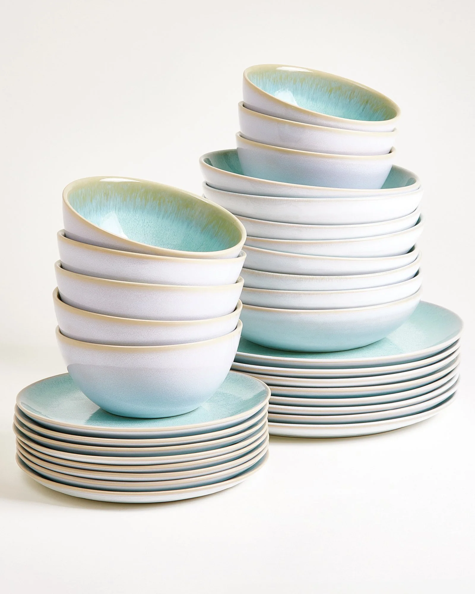 Cordoama Geschirr-Set classic mint 32-teilig