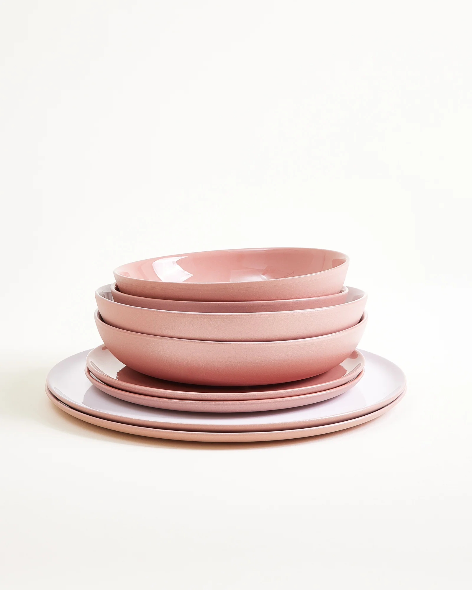 Dusty Rose Geschirr-Set rosé 8-teilig
