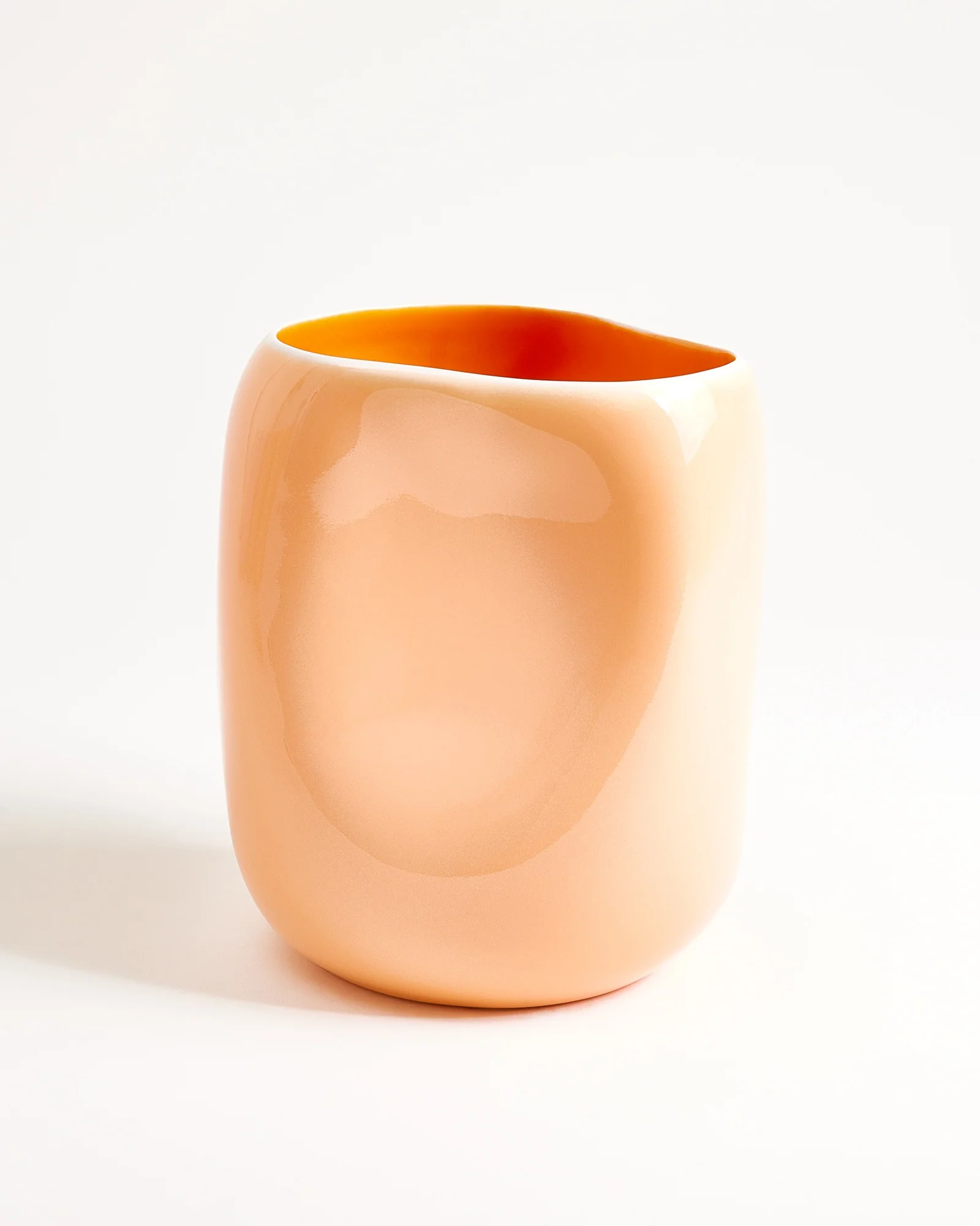 João Vase L peach orange