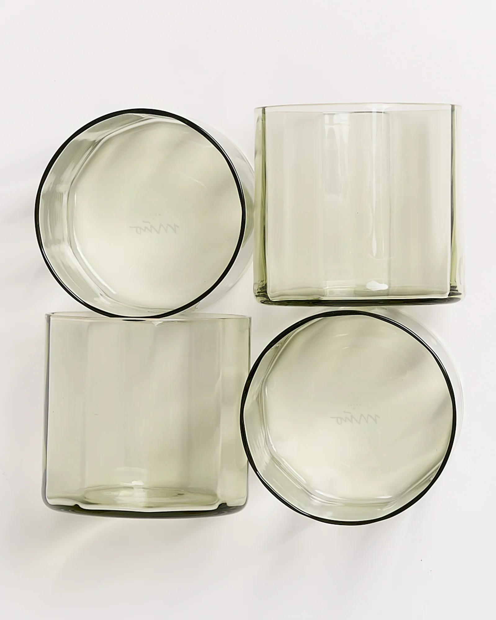Joia Glas klein flower smaragd 4er-Set - Image 3