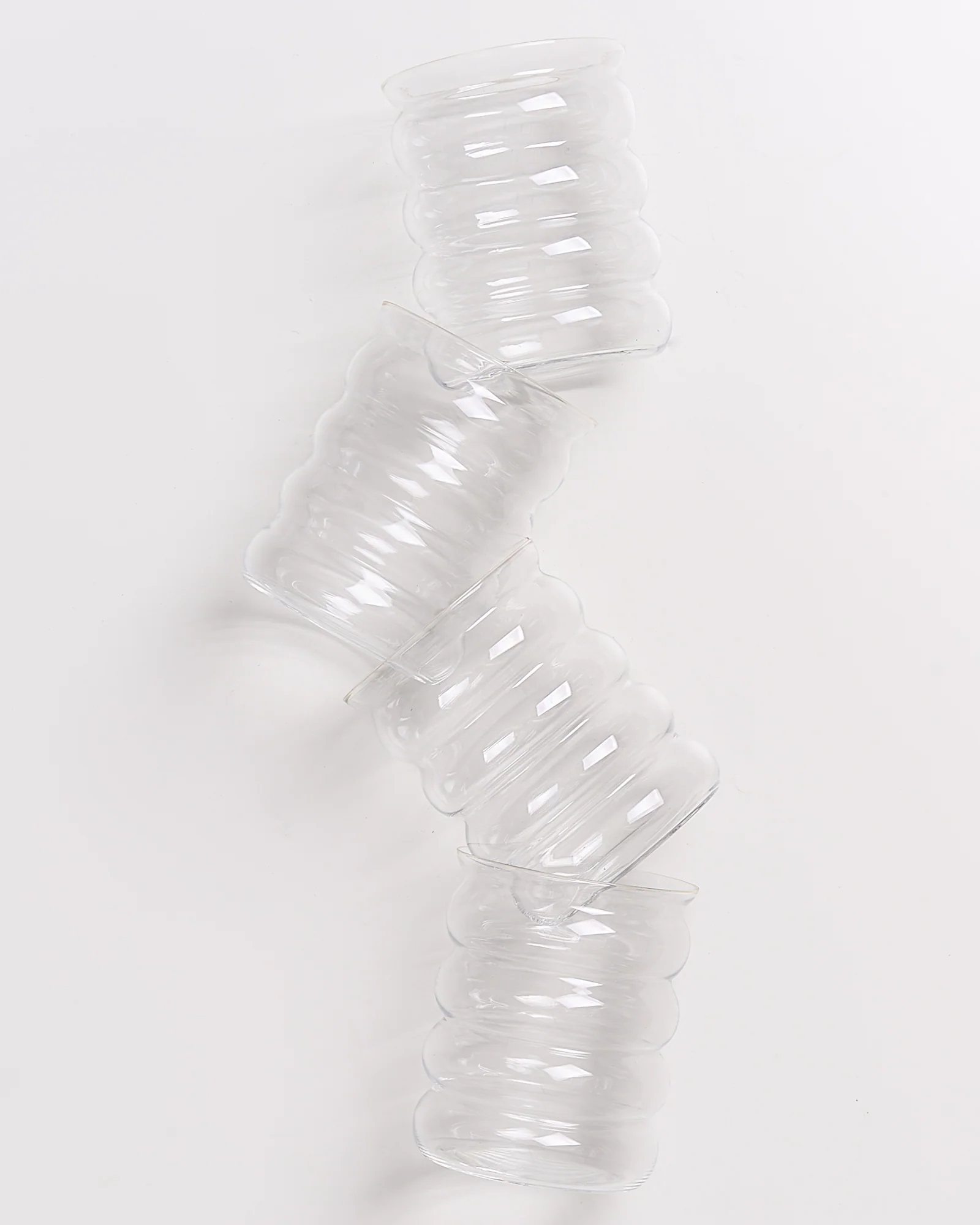 Joia Glas groß bubble transparent 4er-Set - Image 2