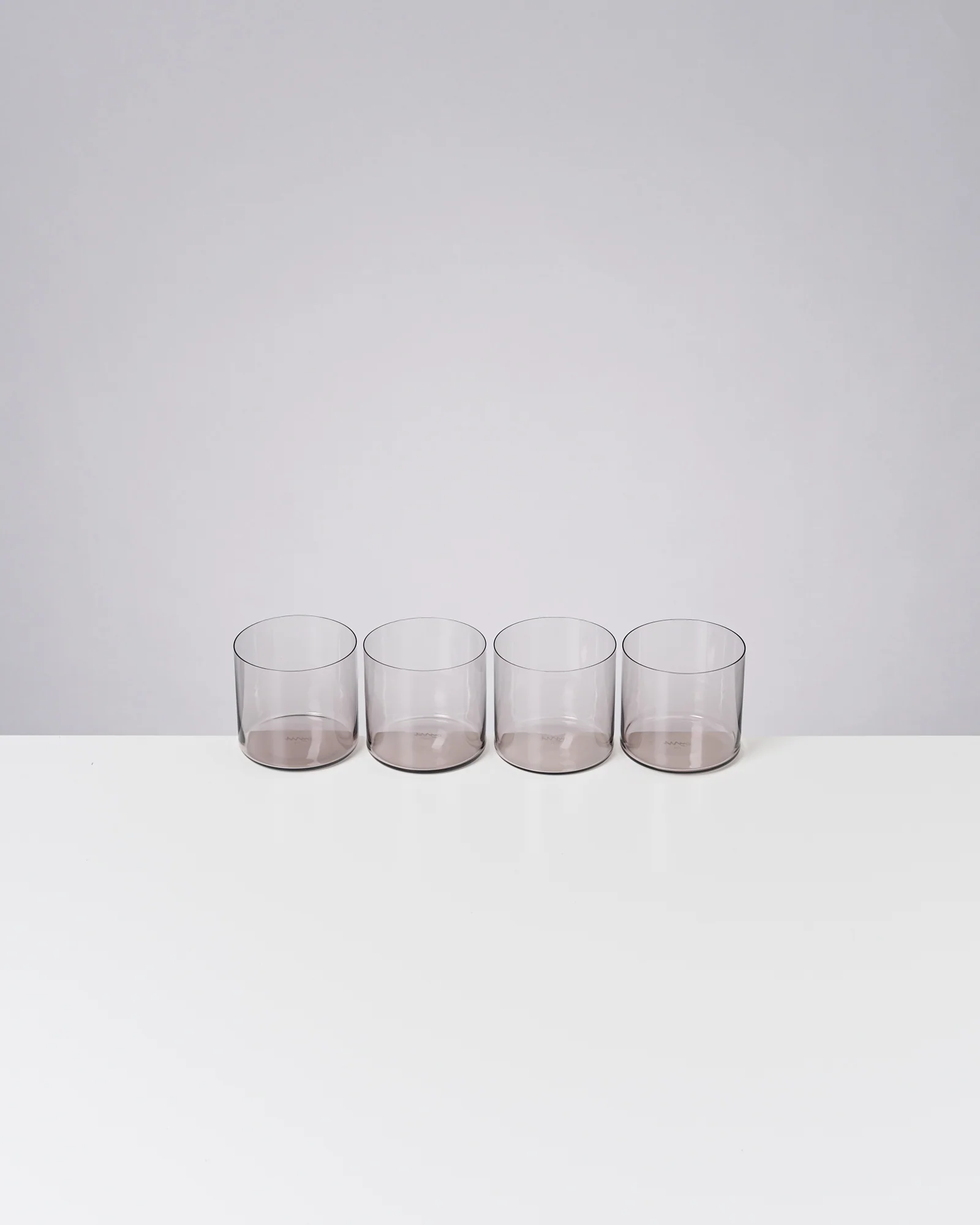Joia Glas klein grau 4er-Set