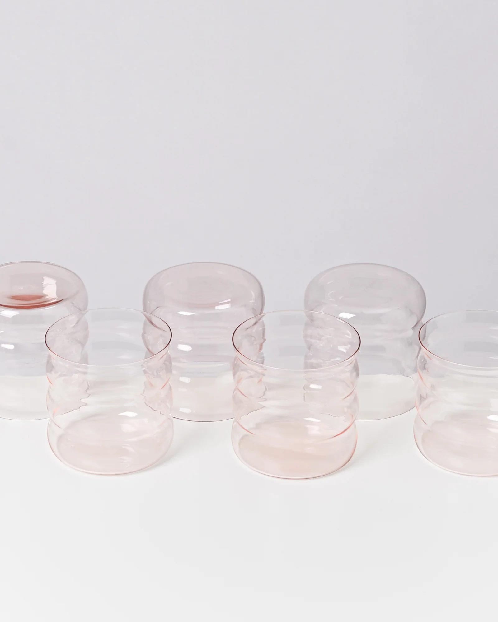 Joia Glas klein bubble rosé 6er-Set - Image 5