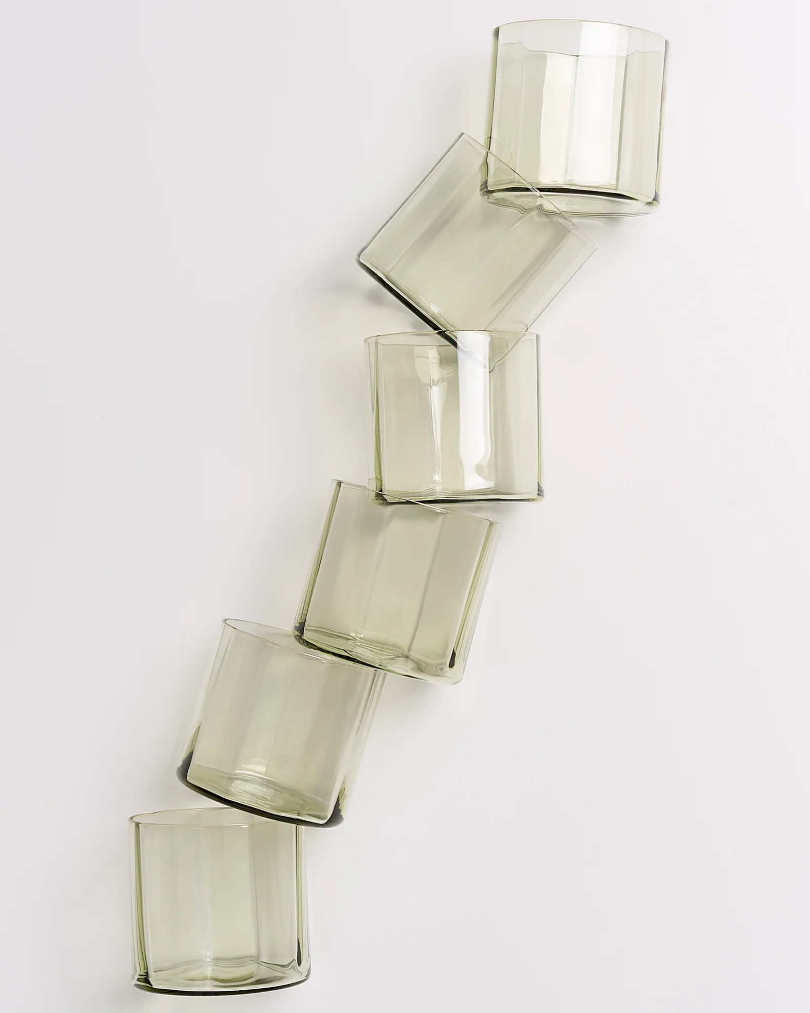 Joia Glas klein flower smaragd 6er-Set - Image 3