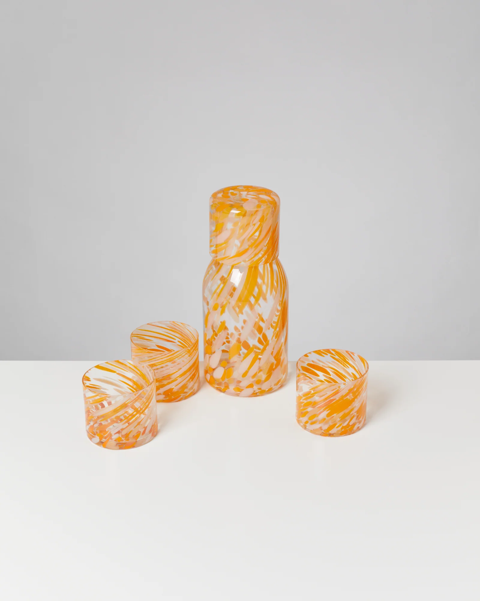 Joia Glas klein drops orange 5er-Set - Image 2
