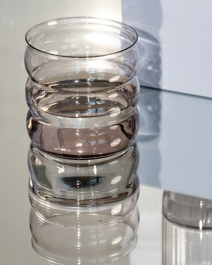 Joia Glas klein bubble grau - Image 2