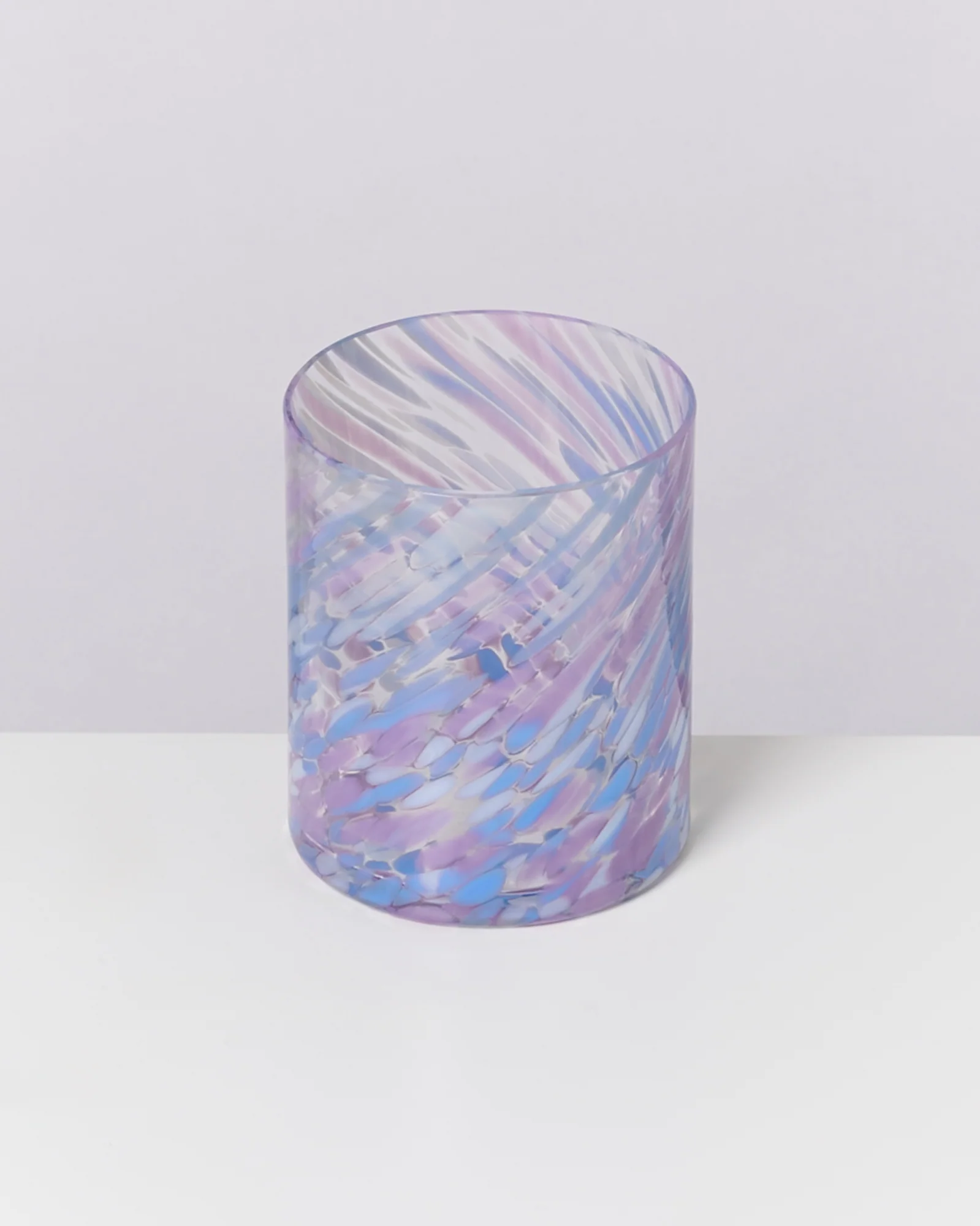 Joia Glas groß drops blau lila - Image 2