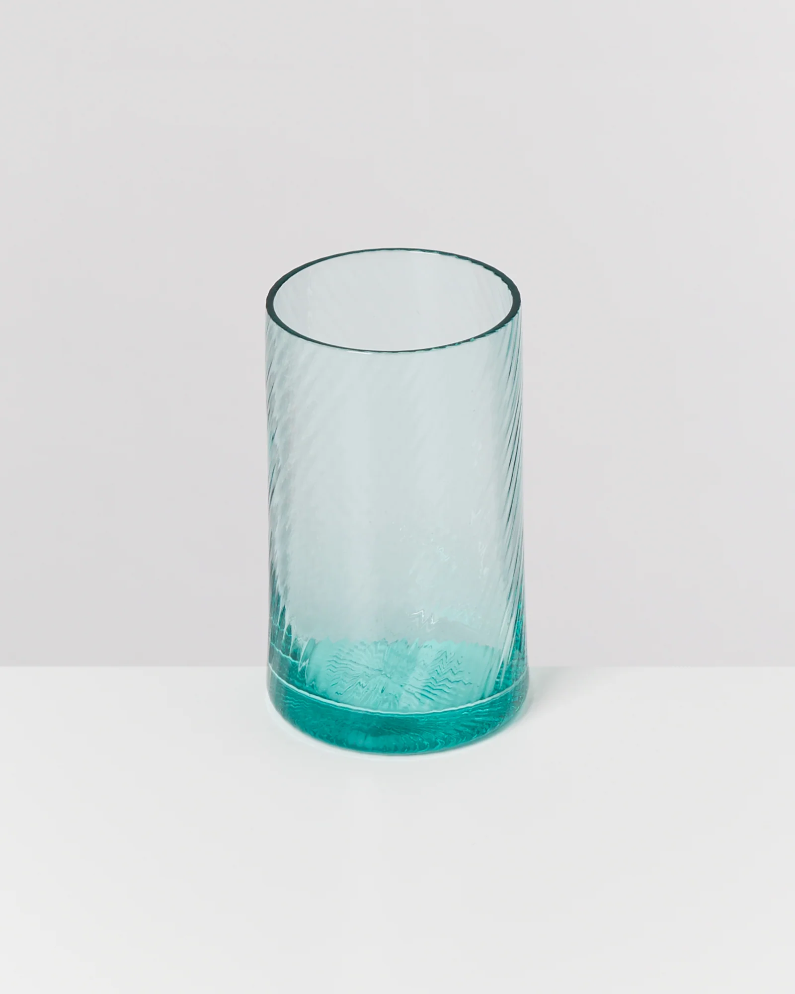 Leiria Glas klein riffled grün 6er-Set - Image 2
