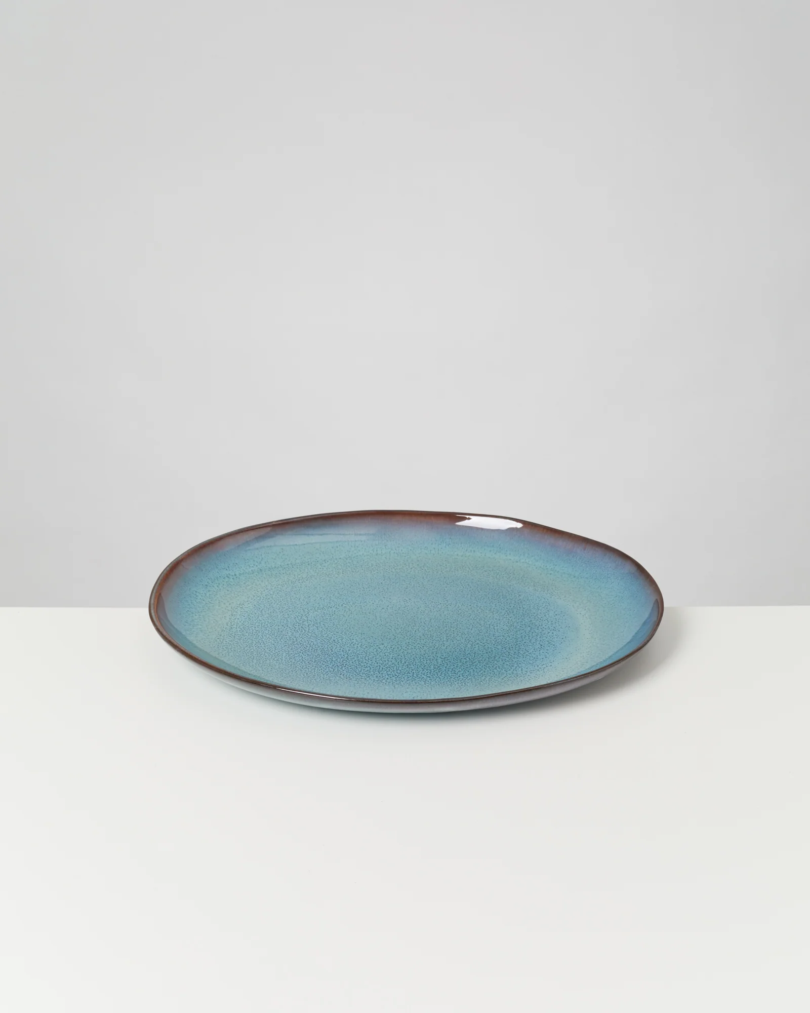 Madeira Servierplatte L oval grünblau