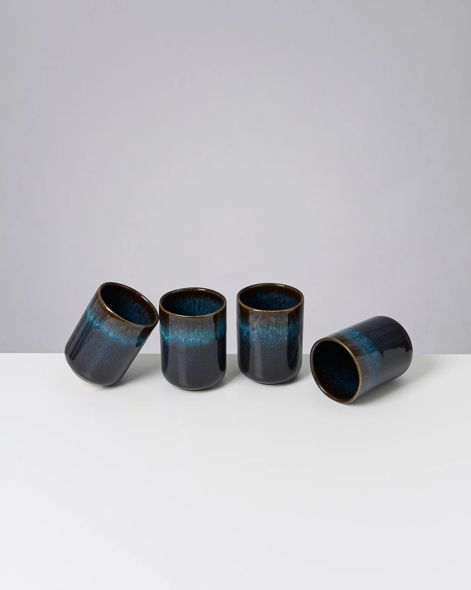 Melides Becher groß oceanblue 4er-Set