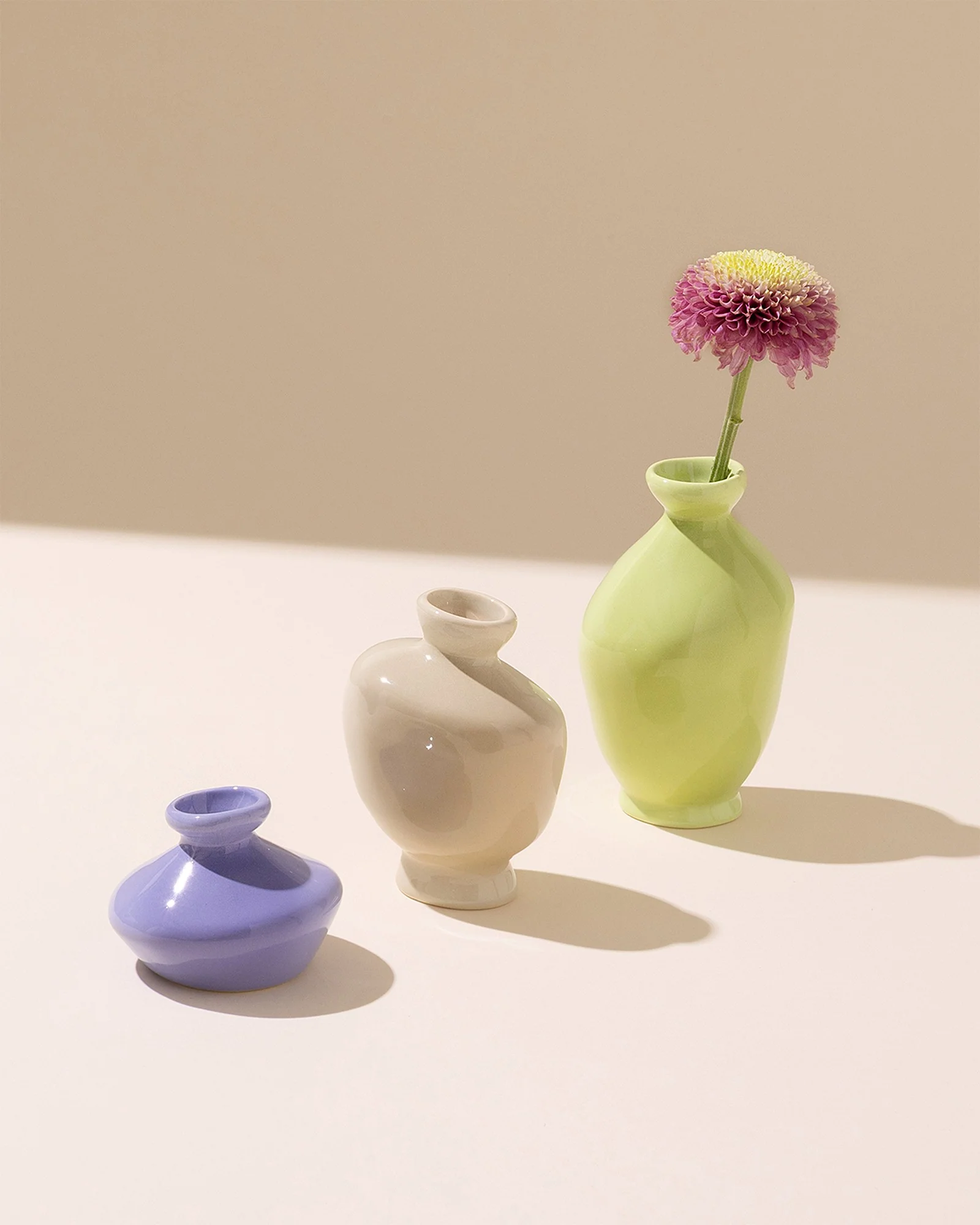 Mino Vase S 3er-Set cornflower sand lime - Image 5