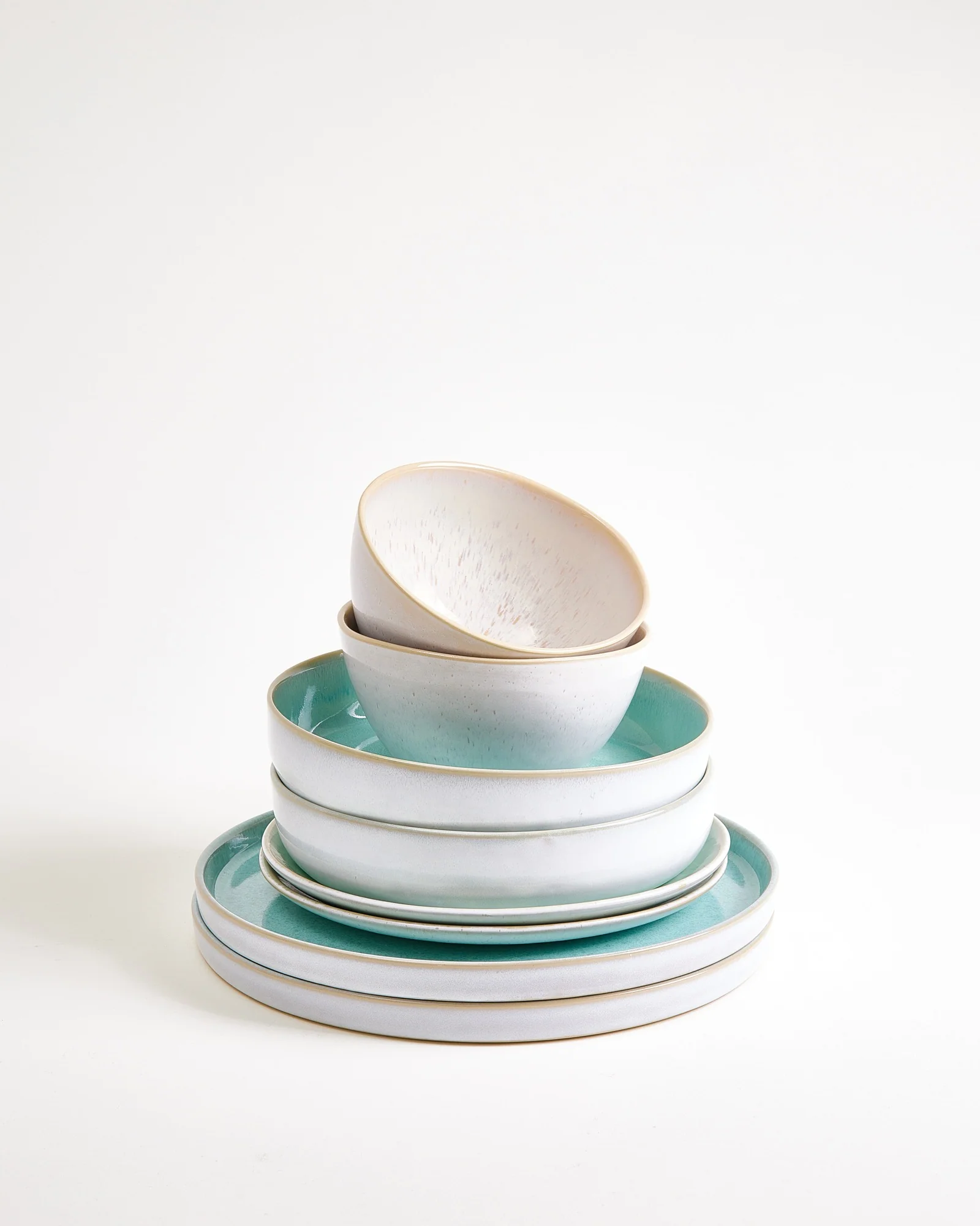 Geschirr-Set Mint Harmony mint sand 8-teilig
