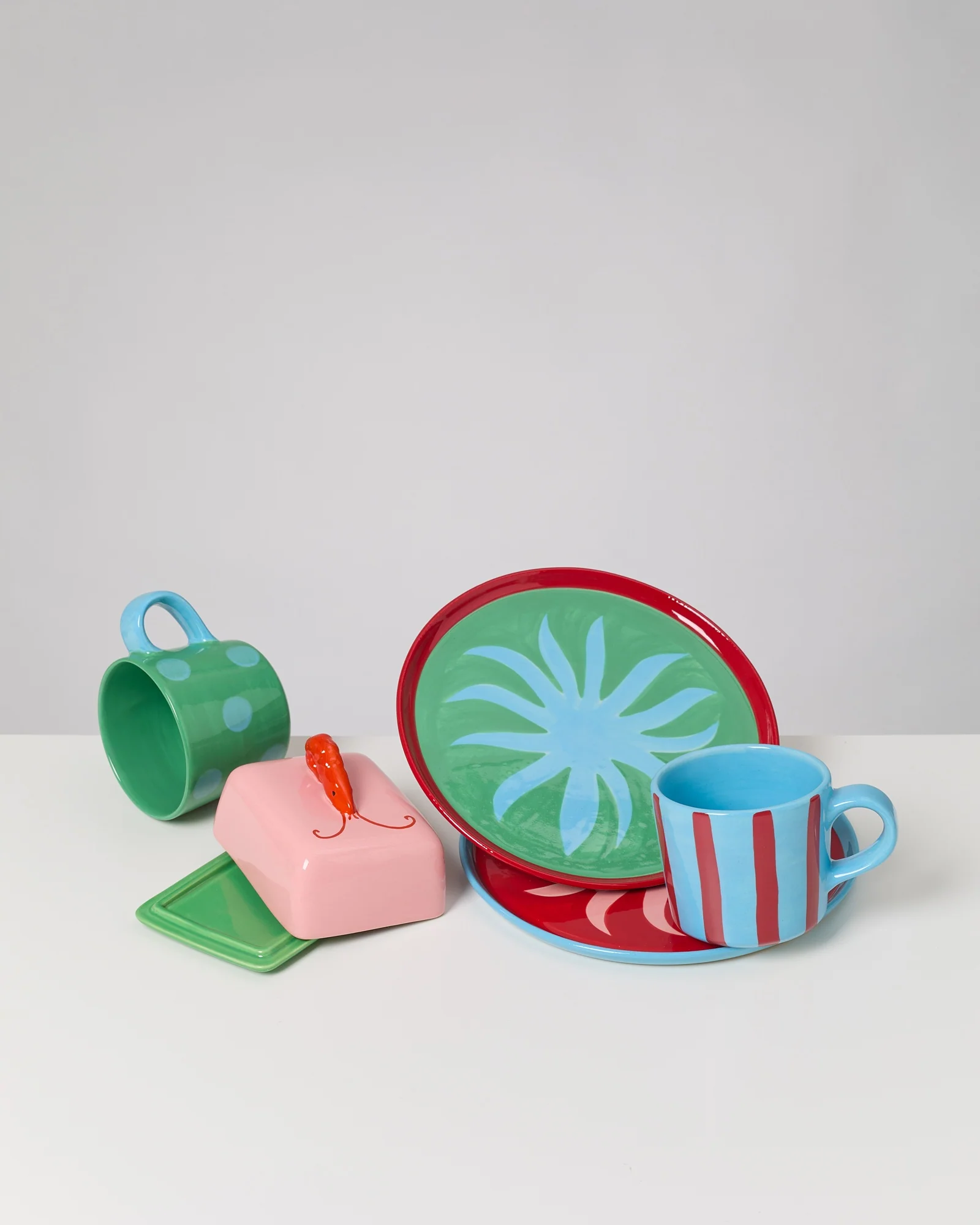 MaM x Isis Maria Geschirr-Set Palm Vibe mix 5-teilig