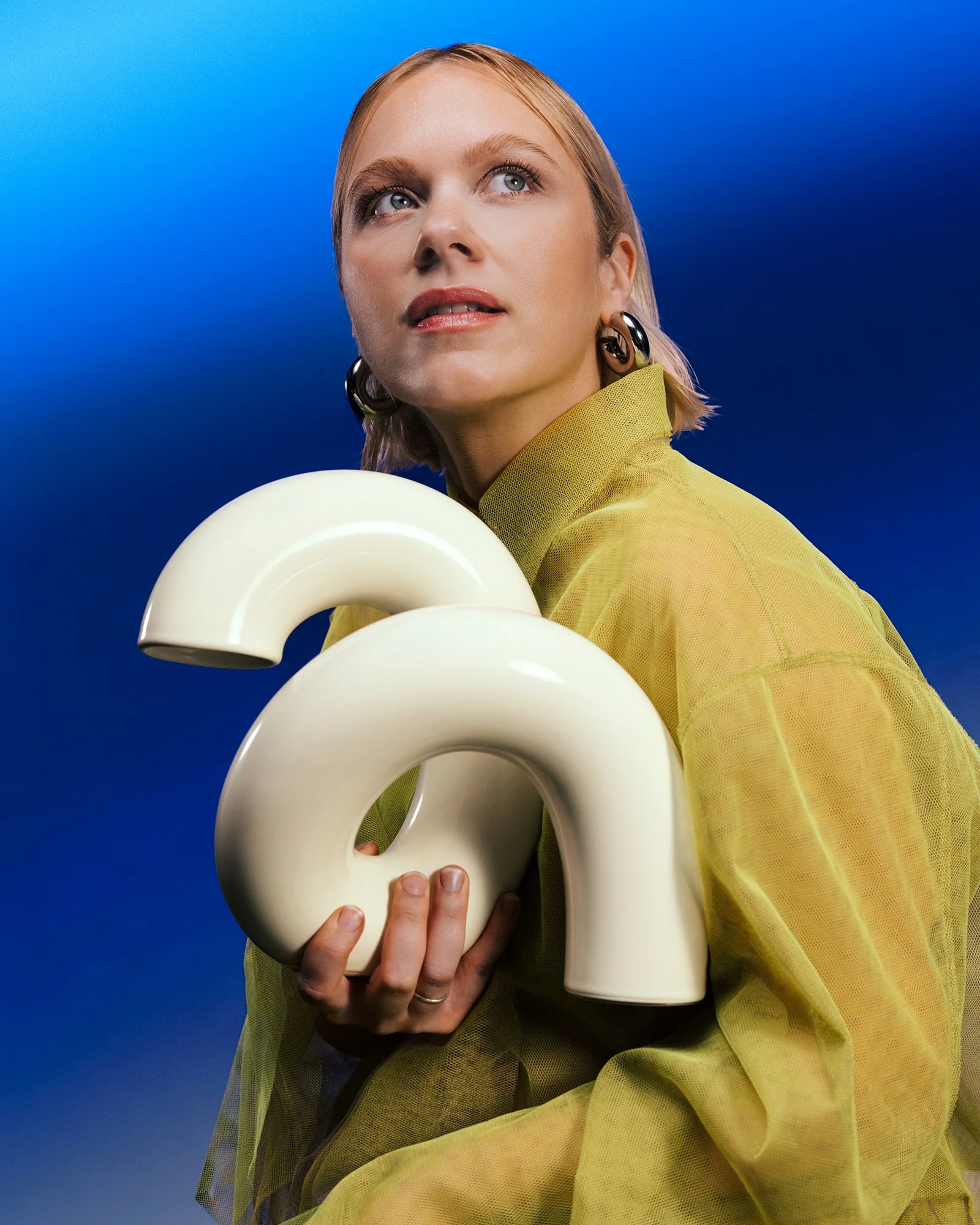 MaM x Ju Schnee Keramiklampe off-white - Image 3