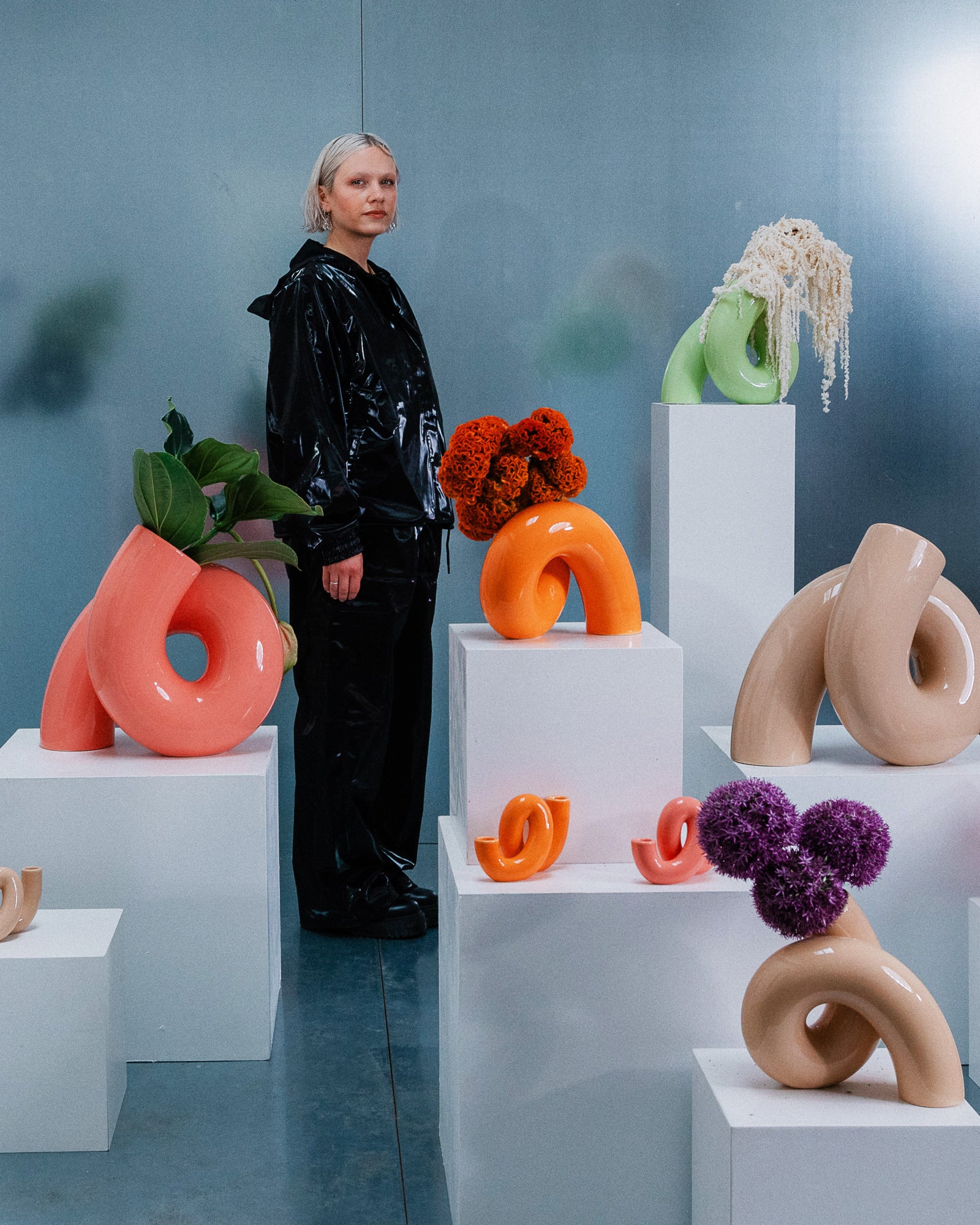 MaM x Ju Schnee Vase L lime - Image 5