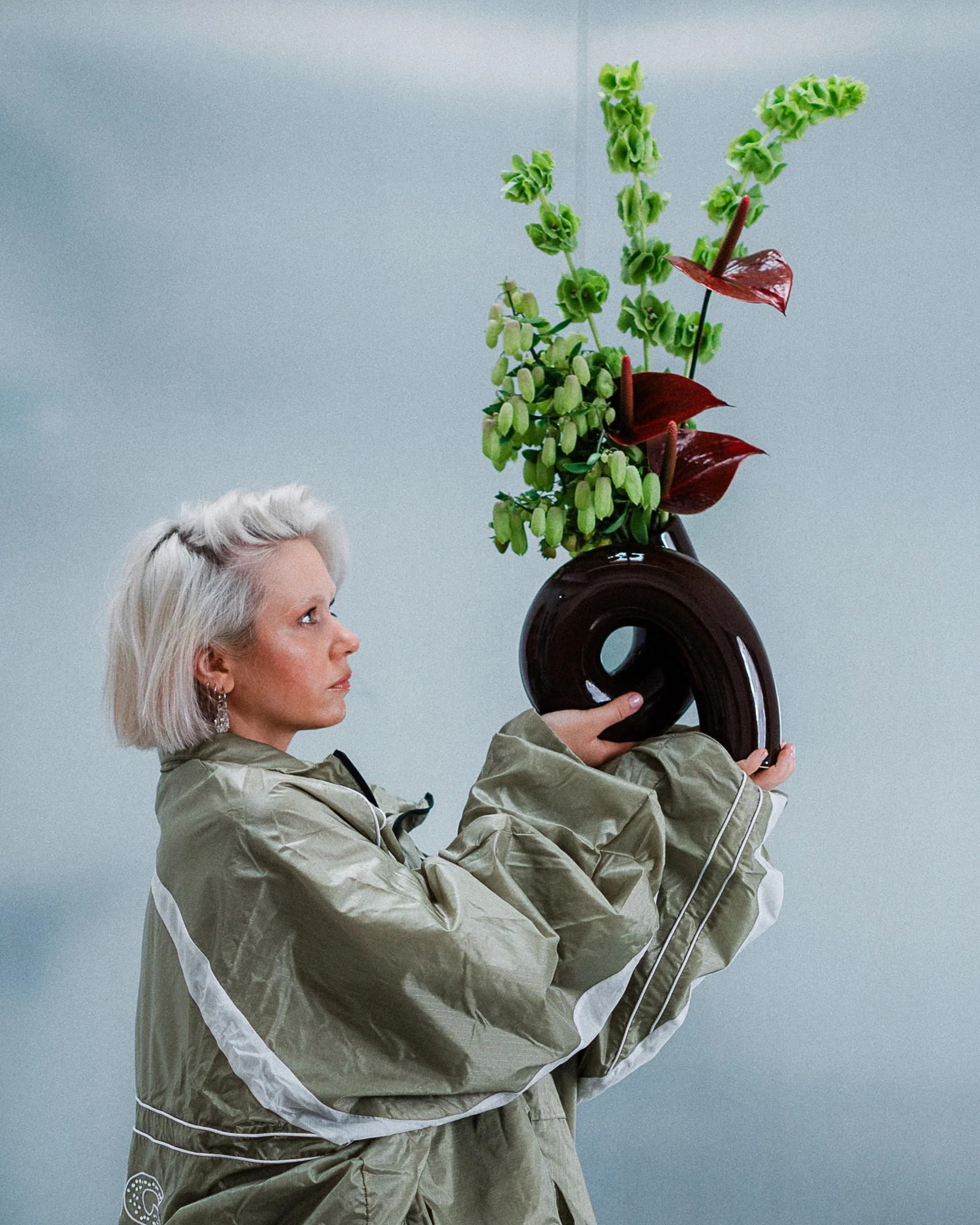 MaM x Ju Schnee Vase L mokka - Image 5