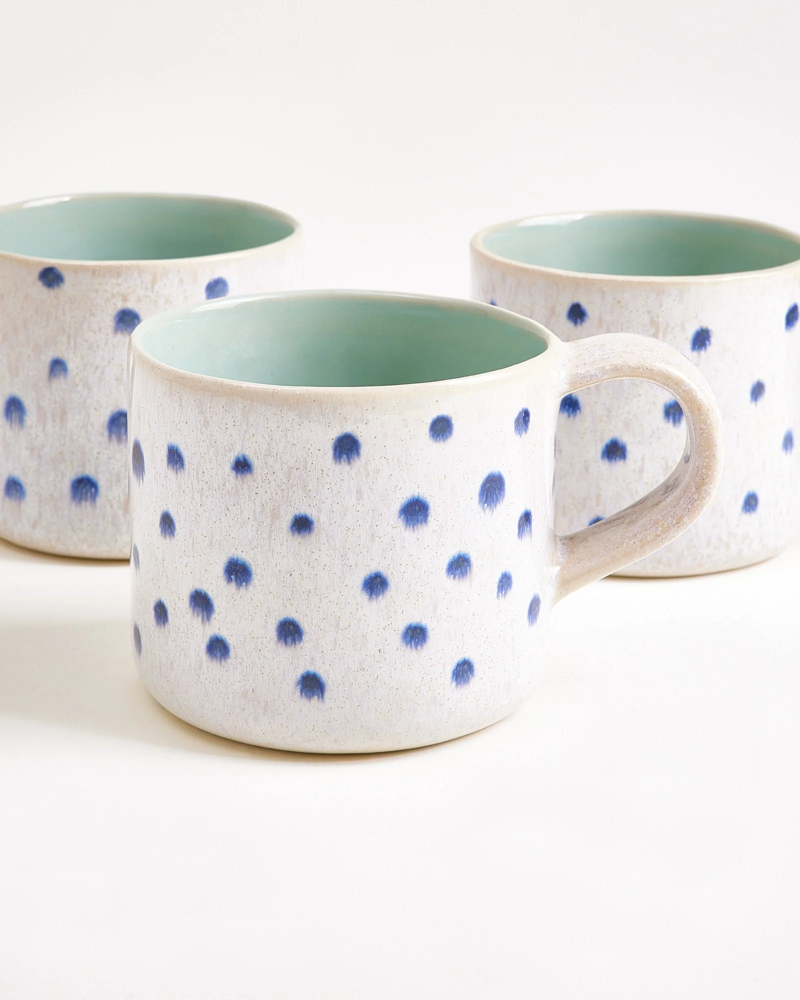 Nódoa Tasse groß gepunktet mint blau 4er-Set - Image 2