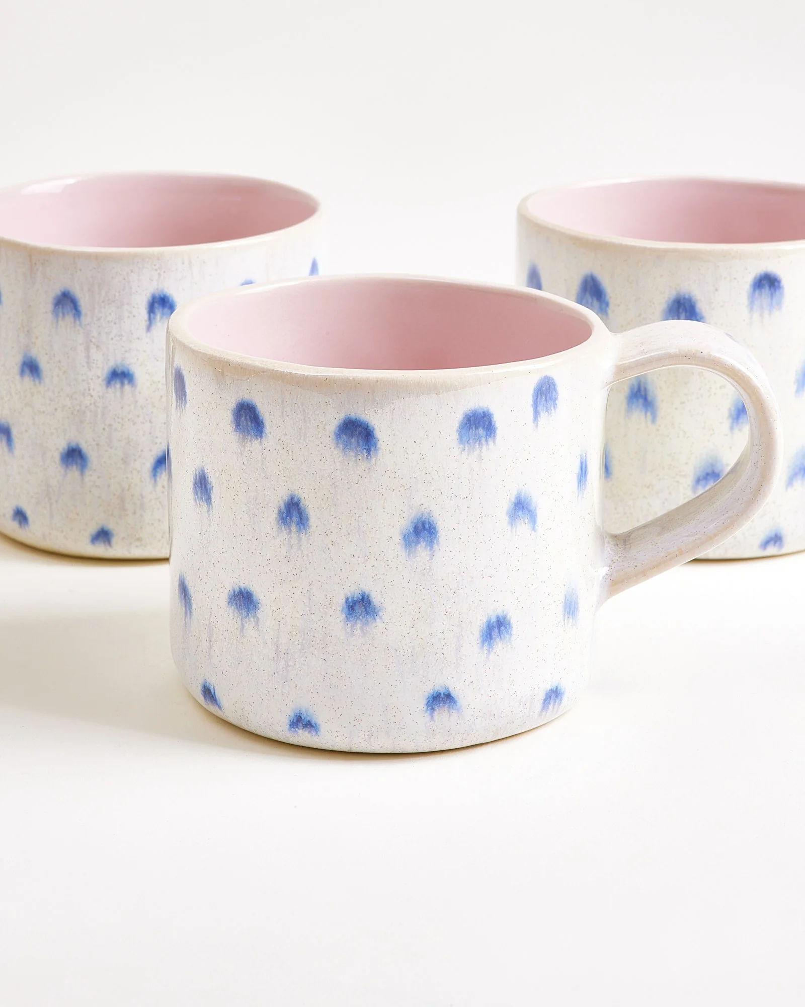 Nódoa Tasse groß gepunktet rosa blau 4er-Set - Image 2