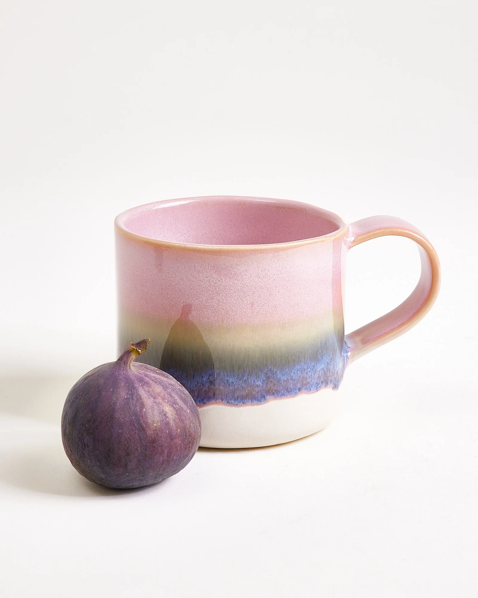 Nódoa Tasse groß dipped rosa grün 4er-Set - Image 3