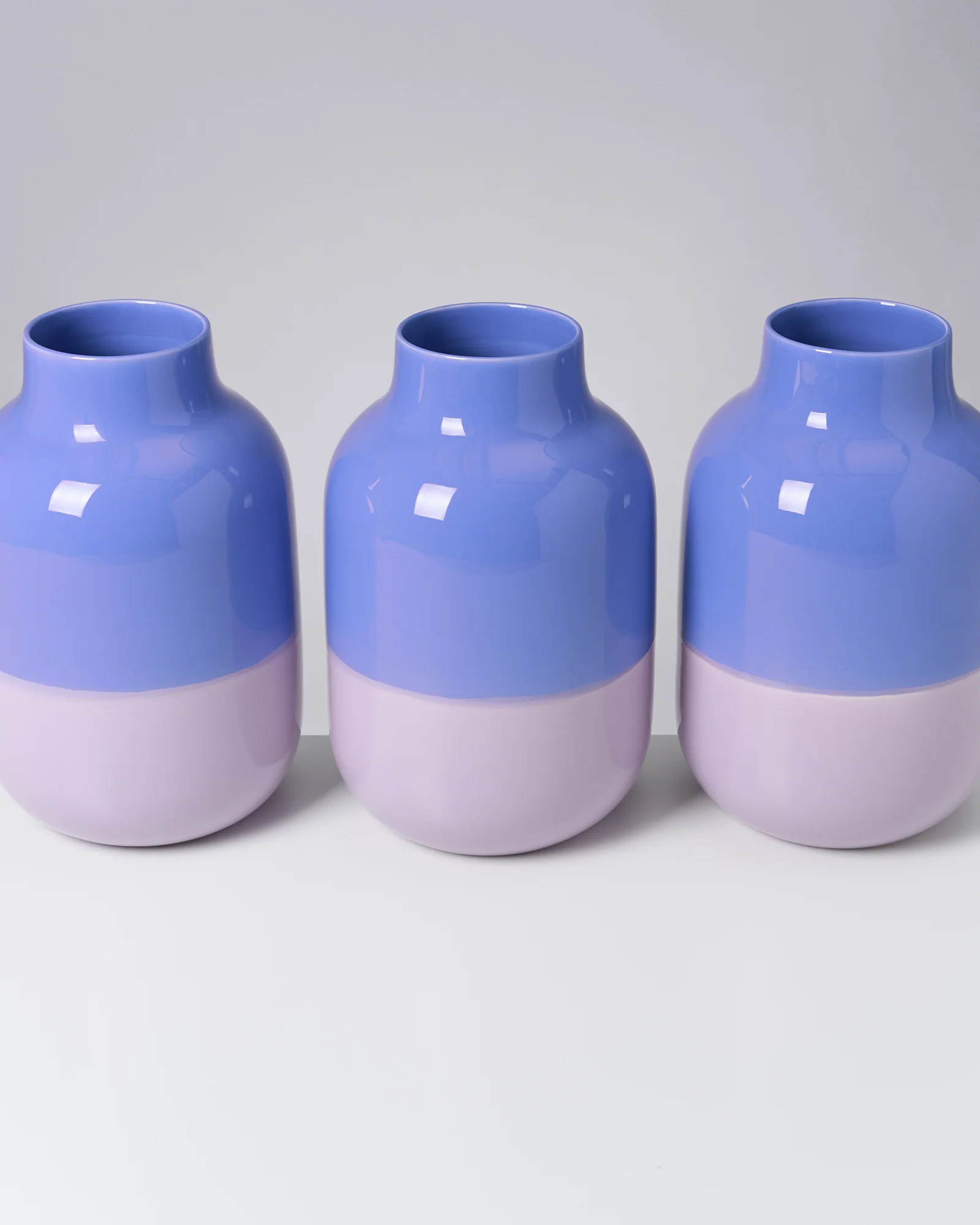 Nuno Vase L cornflower lila - Image 3