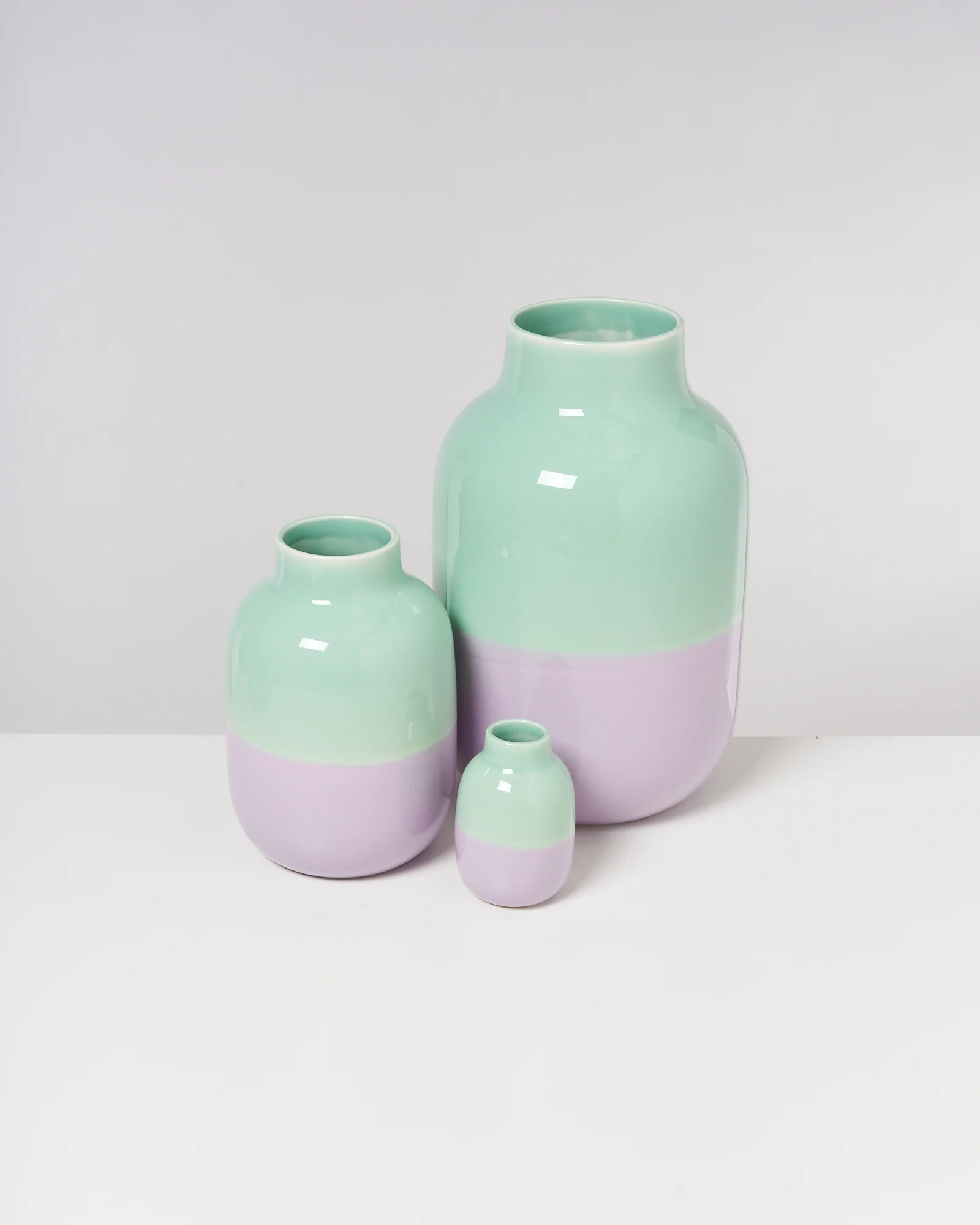Nuno Vase M mint lila - Image 2