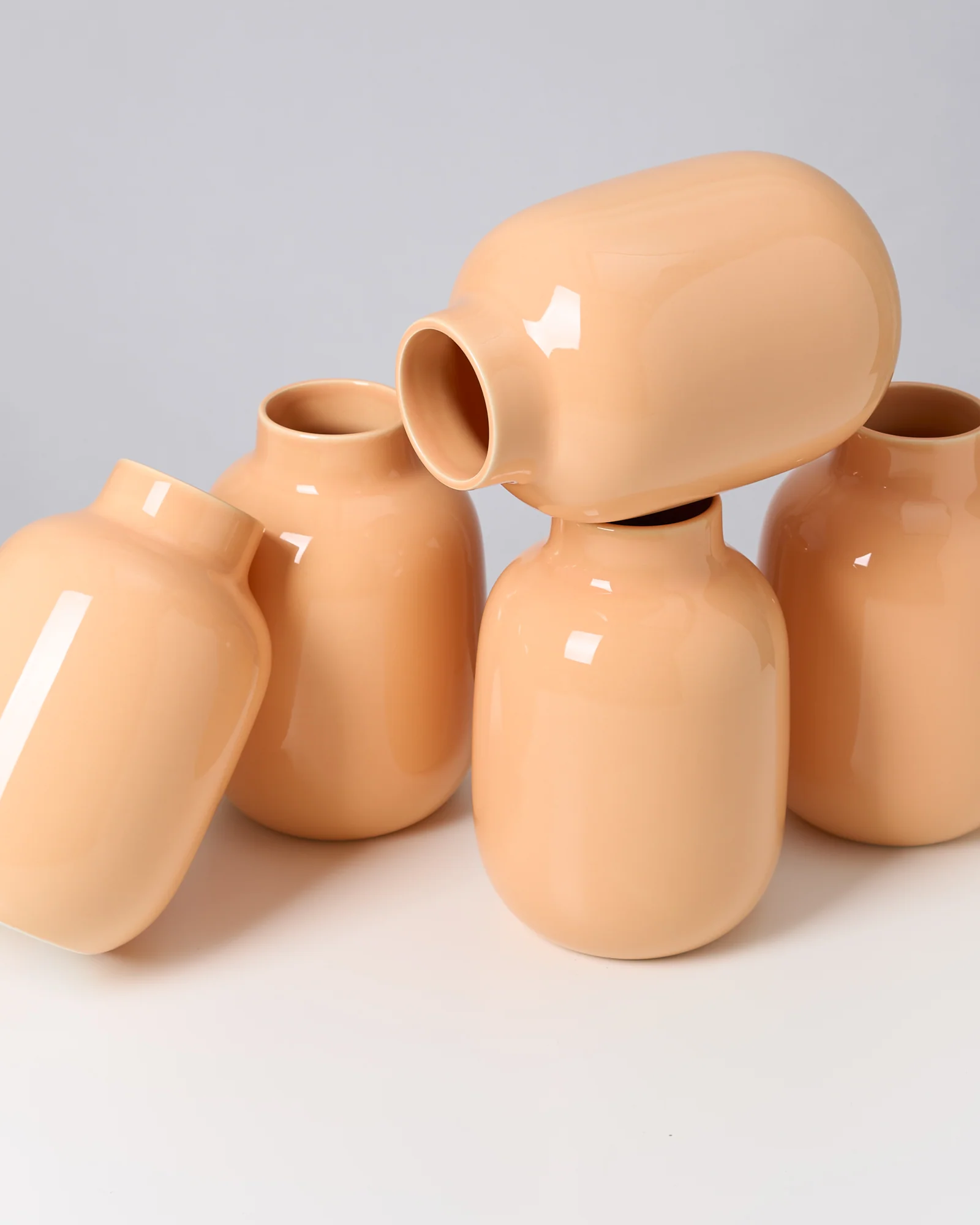 Nuno Vase M peach - Image 4