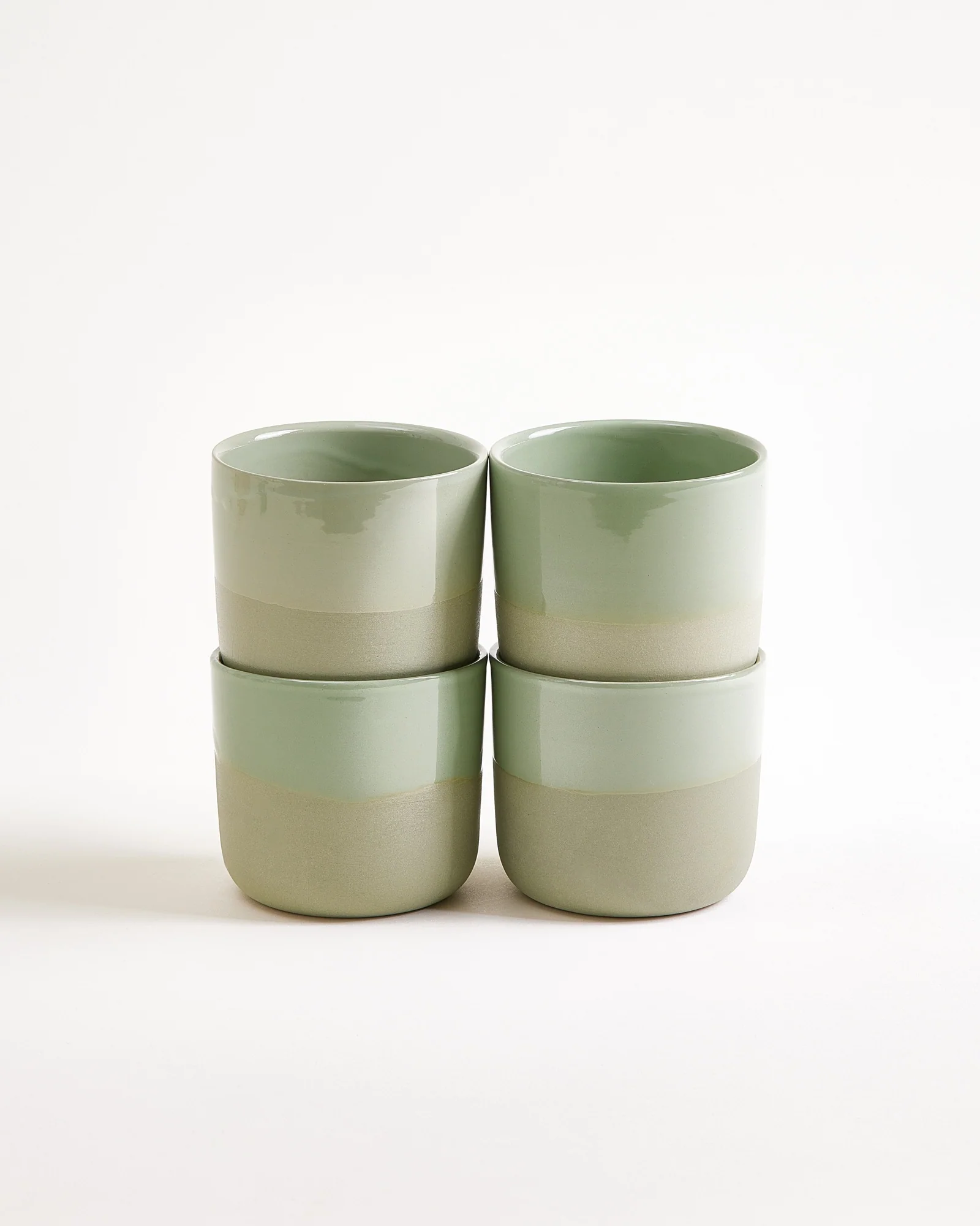 Seda Becher klein salbeigrün 4er-Set