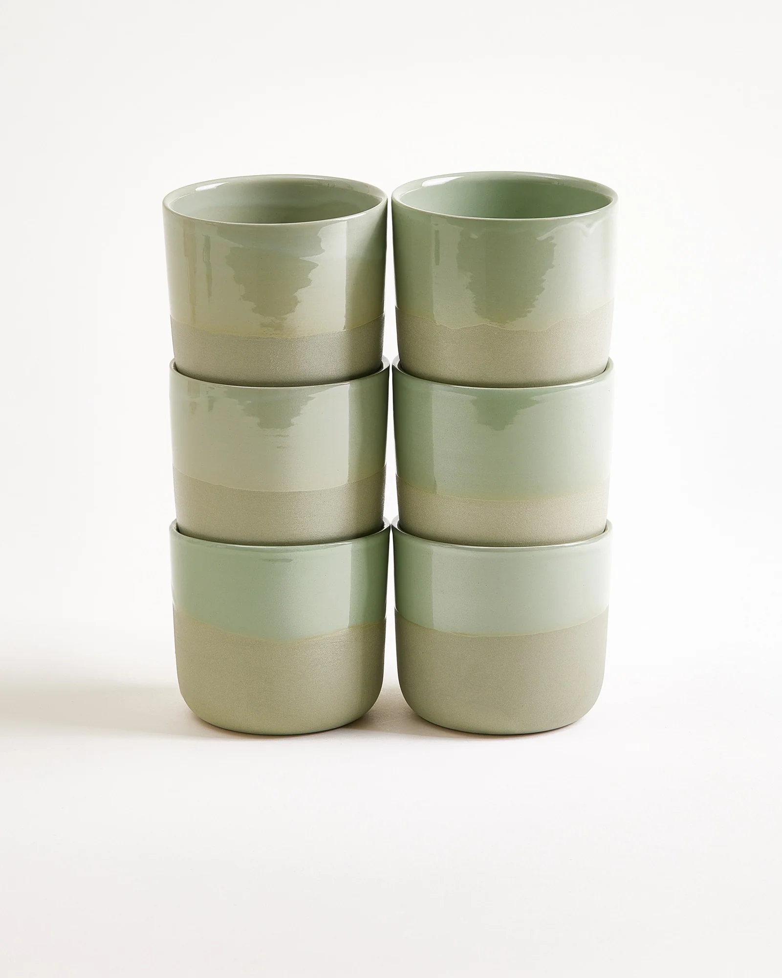 Seda Becher klein salbeigrün 6er-Set