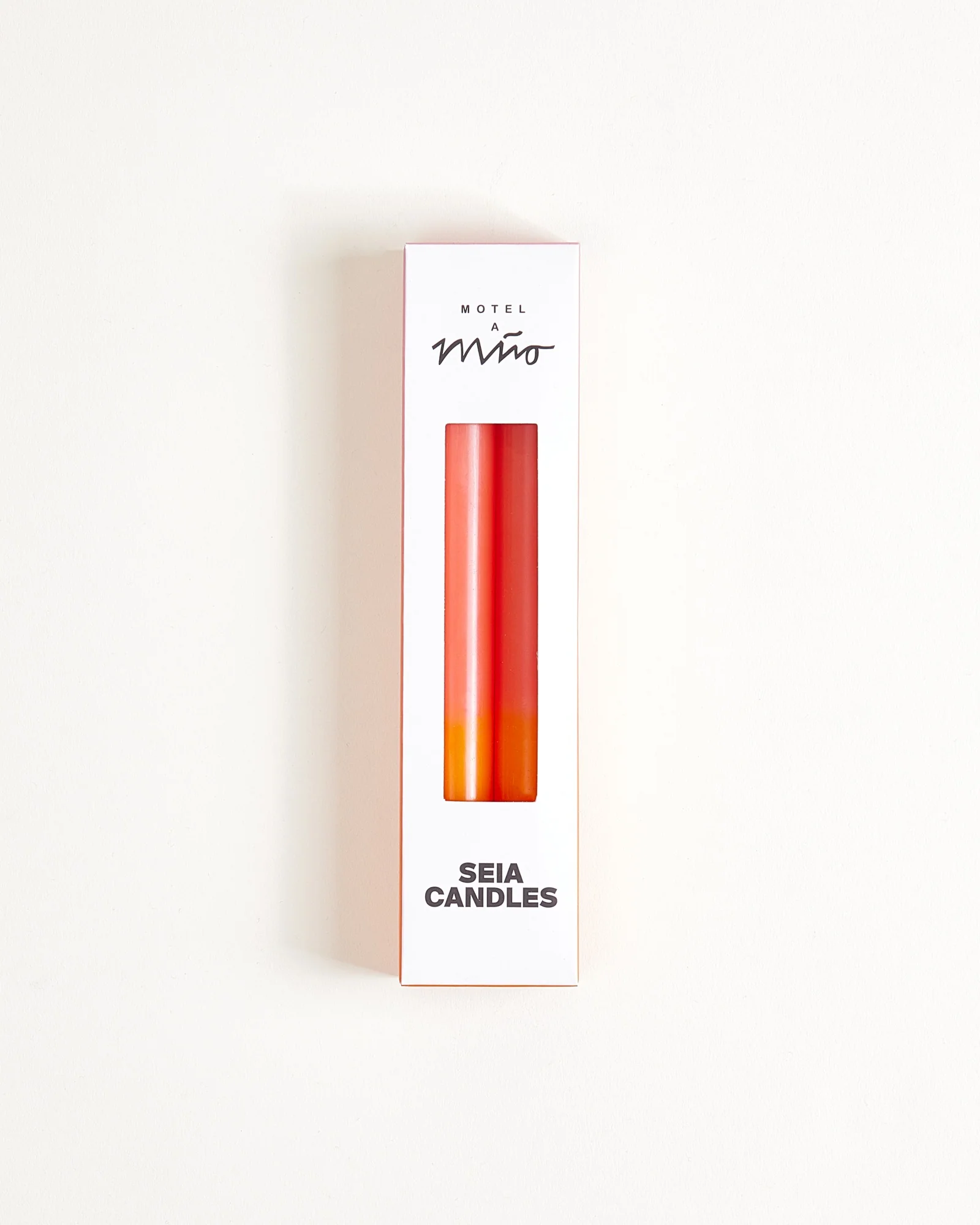 Seia Stabkerze 2er-Set orange rosa - Image 3