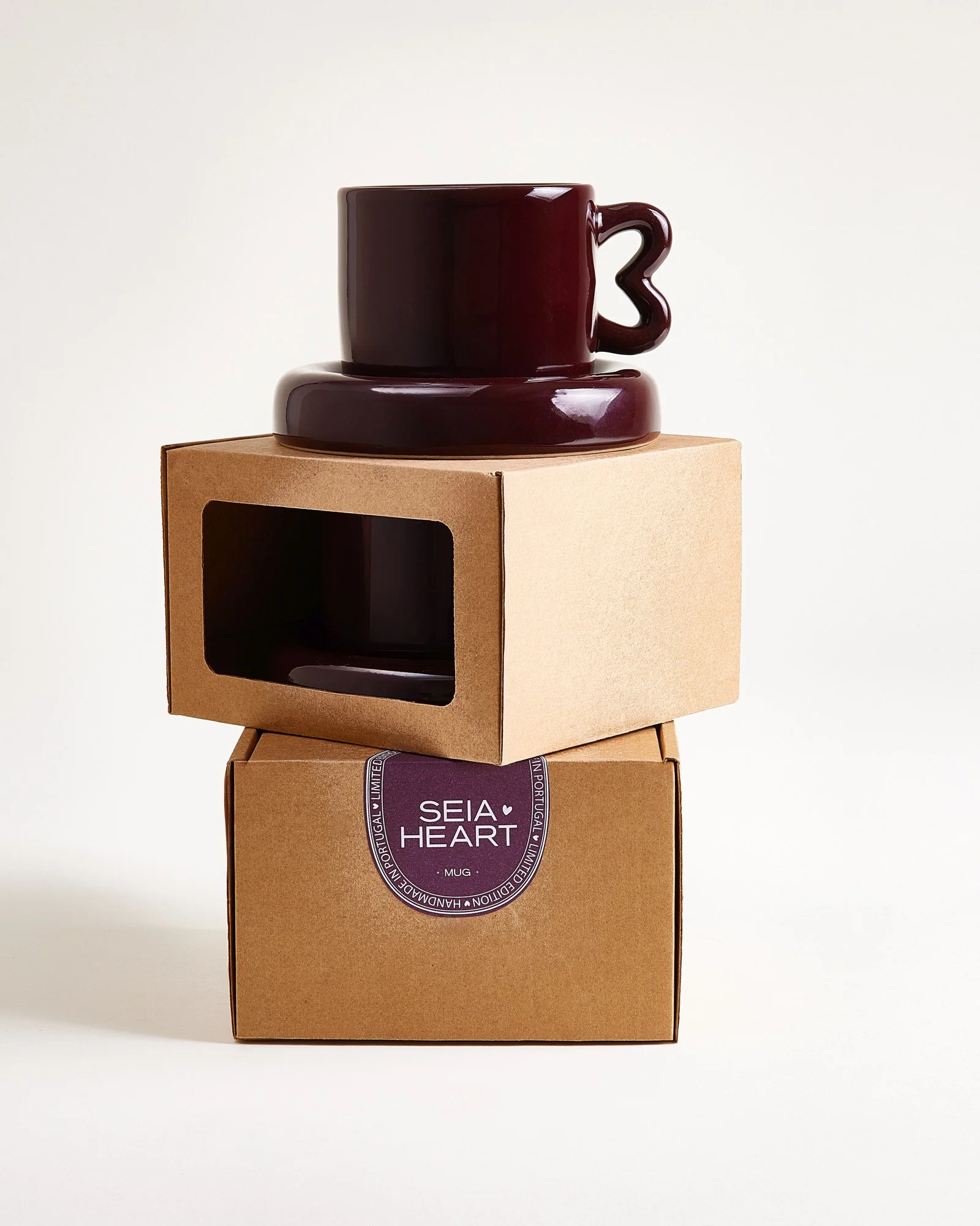 Seia Geschenk-Set Herz burgund 3-teilig - Image 4