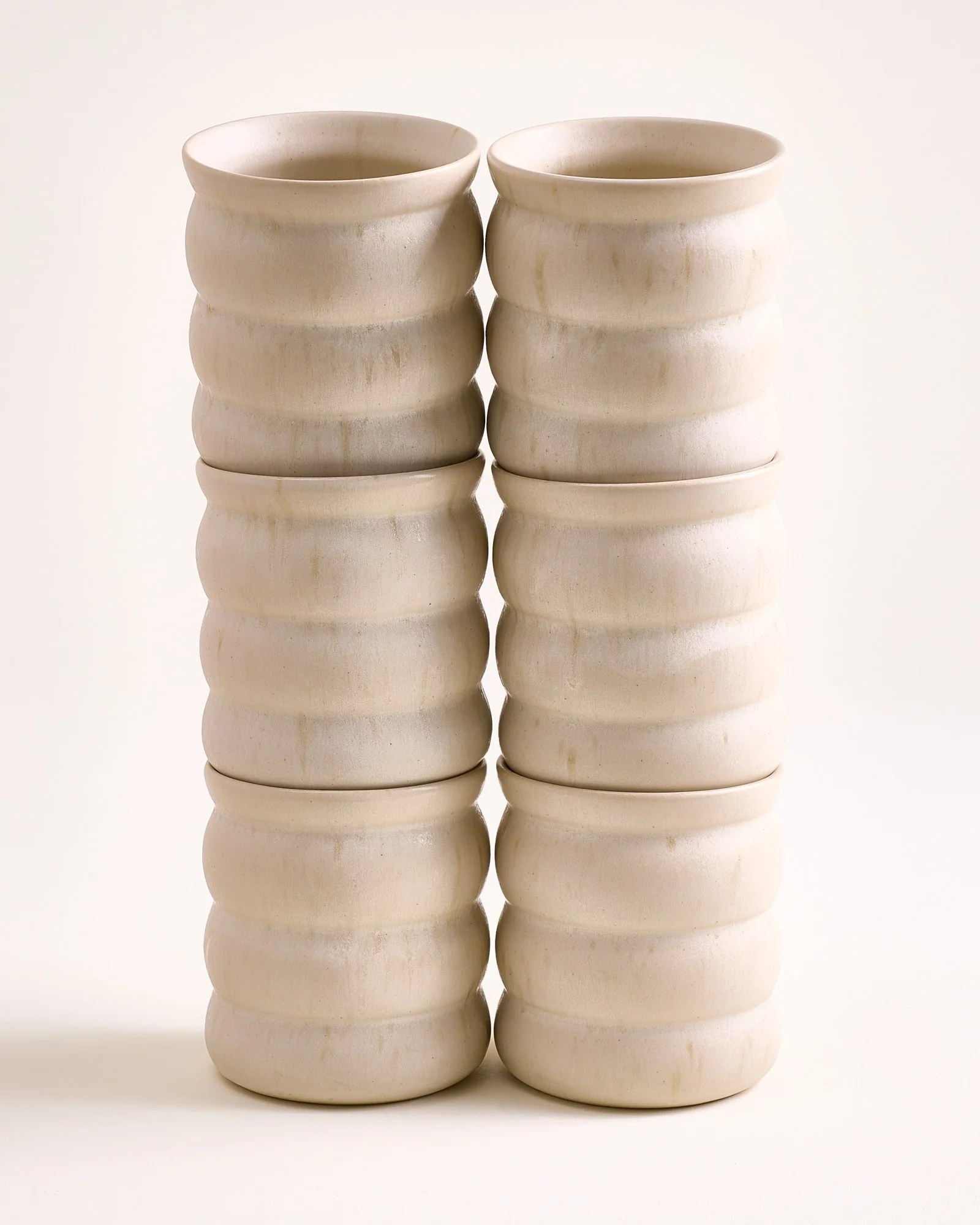 Sintra Becher groß bubble sand 6er-Set