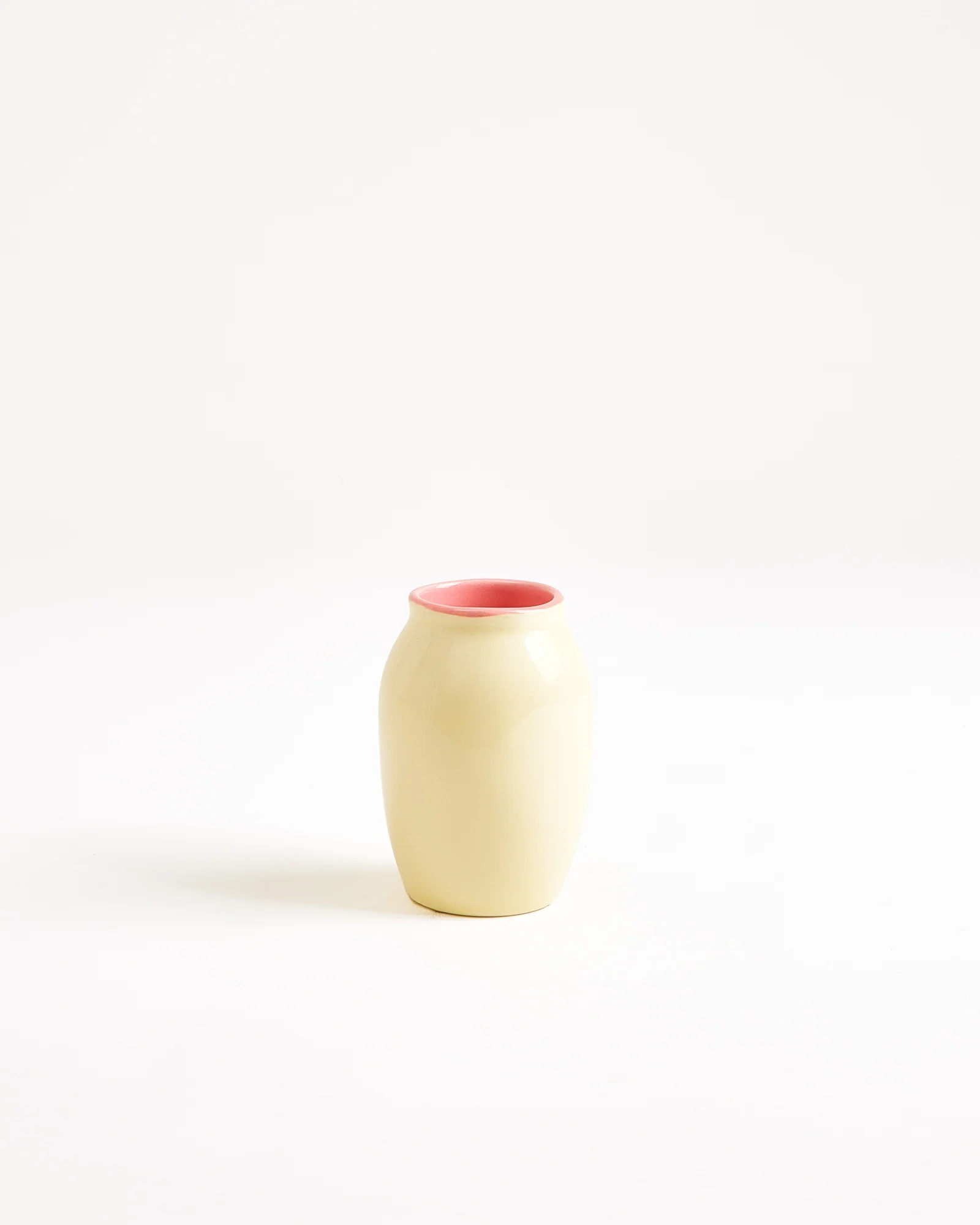 Sombra Vase S gelb rosa