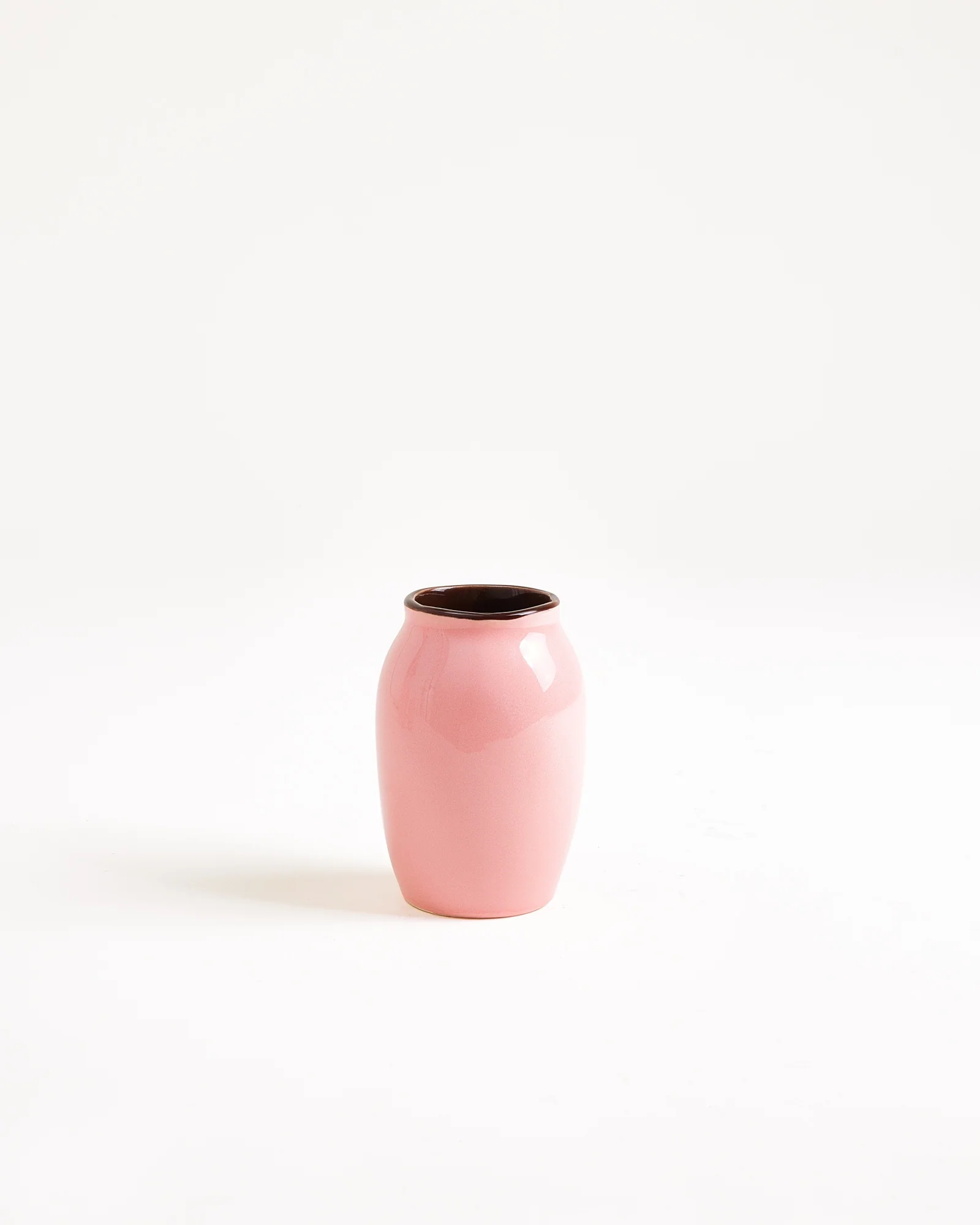 Sombra Vase S rosa braun