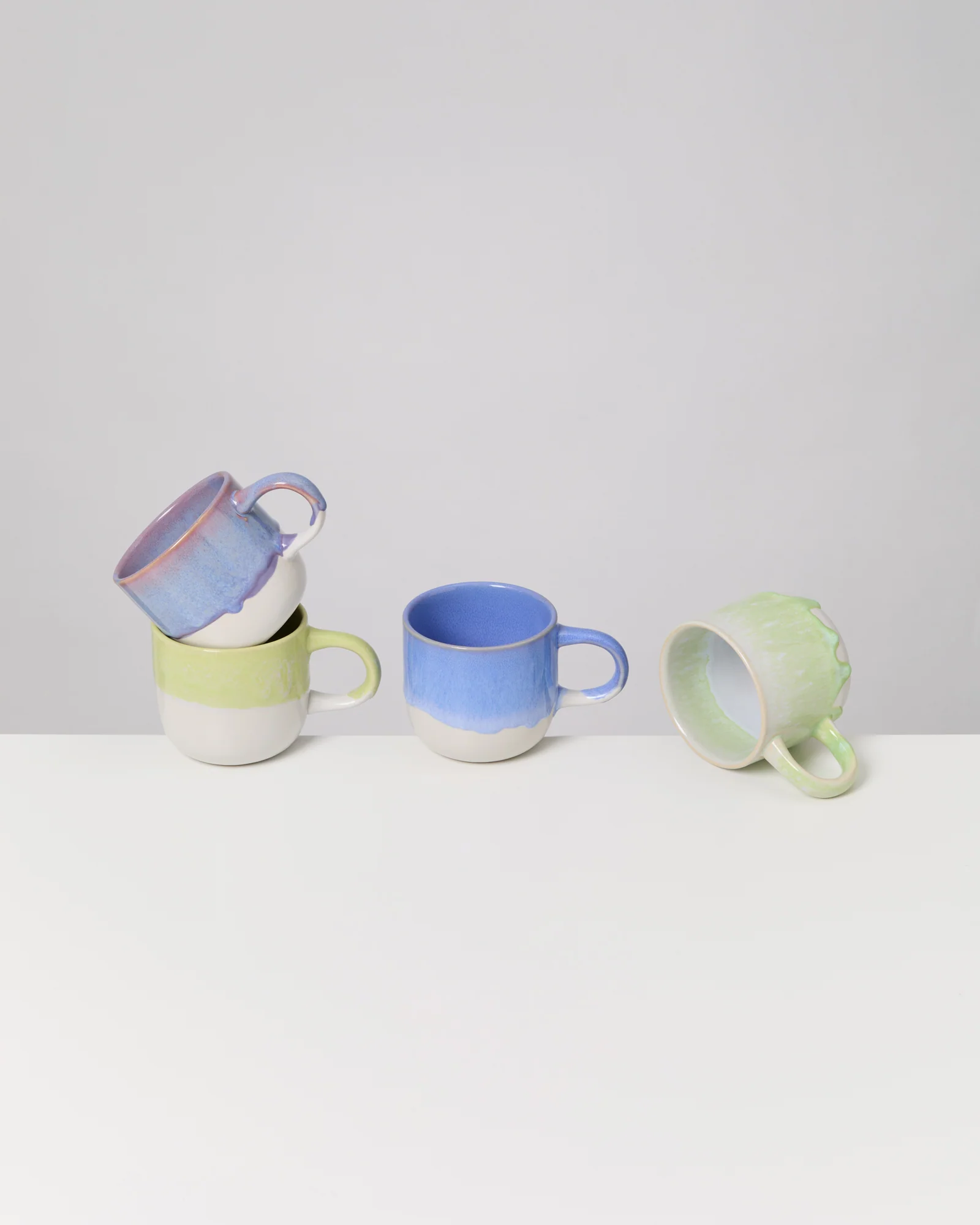 Coimbra Tasse groß Vibrant Glow mix 4er-Set